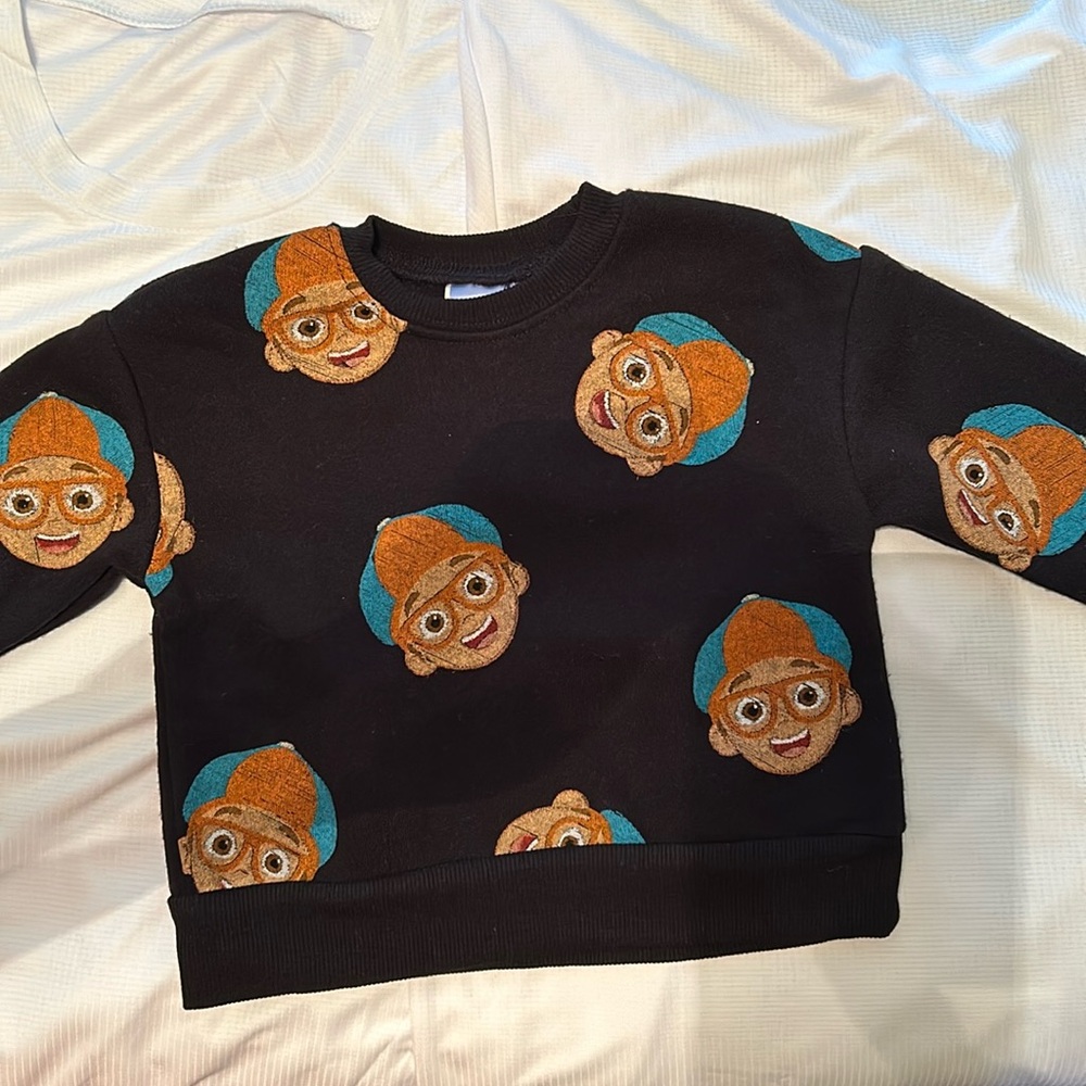 Tolddler boys Blippi fleece pullover sweatshirt